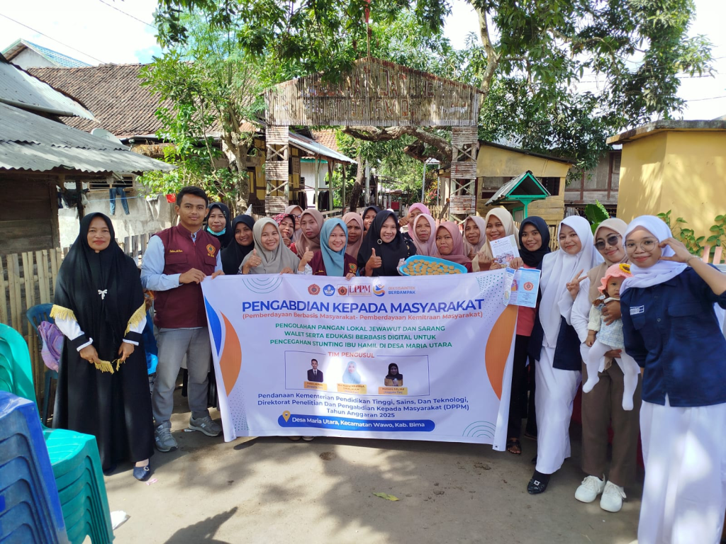 Pengabdian Kepada Masyarakat: Inovasi Pangan Lokal untuk Pencegahan Stunting di Desa Maria